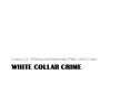 White collar crime PowerPoint PPT Presentation