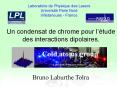 Un condensat de chrome pour l PowerPoint PPT Presentation