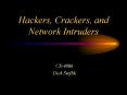 Hackers, Crackers, and Network Intruders PowerPoint PPT Presentation