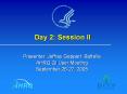 Day 2: Session II PowerPoint PPT Presentation