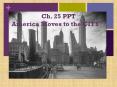 Ch. 25 PPT America Moves to the CITY PowerPoint PPT Presentation