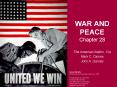 WAR AND PEACE PowerPoint PPT Presentation