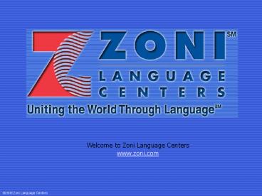 English Language centers