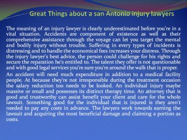 personal injury attorneys san antonio