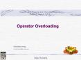 Operator Overloading PowerPoint PPT Presentation