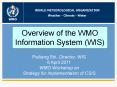 Future WMO Information System PowerPoint PPT Presentation