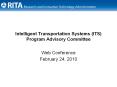 Intelligent Transportation Systems (ITS) Program Advisory Committee PowerPoint PPT Presentation