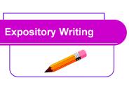 Expository Writing