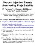 Oxygen Injection Events observed by Freja Satellite PowerPoint PPT Presentation