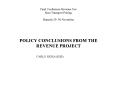 POLICY CONCLUSIONS FROM THE REVENUE PROJECT PowerPoint PPT Presentation