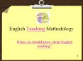PPT – English Teaching Methodology PowerPoint presentation | free to ...