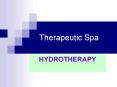 Therapeutic Spa PowerPoint PPT Presentation
