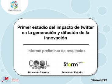 Primer estudio del impacto de twitter en la generaci