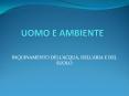 UOMO E AMBIENTE PowerPoint PPT Presentation