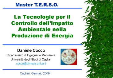 La Tecnologie per il Controllo dell