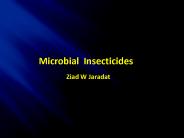 Microbial Insecticides