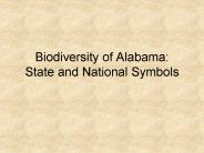 Biodiversity of Alabama: State and National Symbols