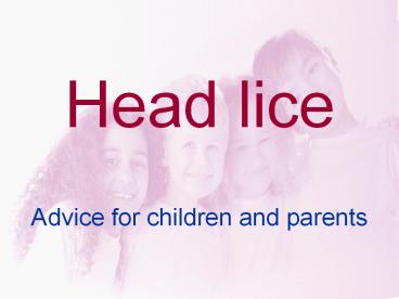 Head lice