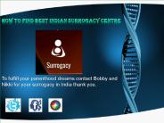 How to find best Indian surrogacy centre