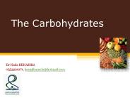 The Carbohydrates
