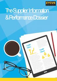 Supplier Information And Performance Dossier