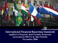 International Financial Reporting Standards Applied to Property and Casualty Insurance presented to OCCA by Jim Christie November 2004 PowerPoint PPT Presentation