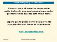 Tema 8: Integrales y sus aplicaciones