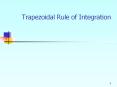 Trapezoidal Rule of Integration PowerPoint PPT Presentation