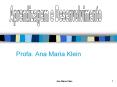 Profa. Ana Maria Klein PowerPoint PPT Presentation