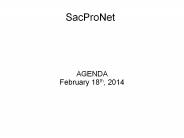 SacProNet