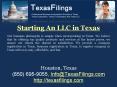 Starting An LLC in Texas PowerPoint PPT Presentation