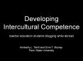 Developing Intercultural Competence PowerPoint PPT Presentation