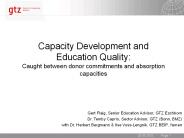 Capacity Development