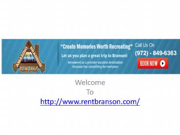Vacation House Rentals Branson