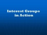 Interest Groups in Action