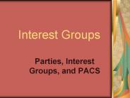 Interest Groups