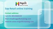 sap retail online training