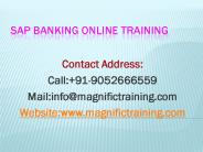 sap banking online training
