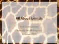 All About Animals PowerPoint PPT Presentation