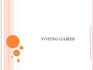 VOTING GAMES