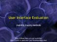 User Interface Evaluation PowerPoint PPT Presentation