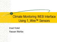 Climate Monitoring WEB Interface Using 1_Wire