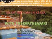 Kenya Tours With luxury safari