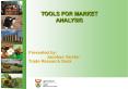 TOOLS FOR MARKET ANALYSIS PowerPoint PPT Presentation