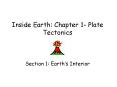 Inside Earth: Chapter 1- Plate Tectonics PowerPoint PPT Presentation