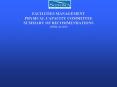 FACILITIES MANAGEMENT PHYSICAL CAPACITY COMMITTEE SUMMARY OF RECOMMENDATIONS APRIL 26, 2013 PowerPoint PPT Presentation
