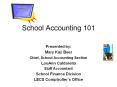 School Accounting 101 PowerPoint PPT Presentation