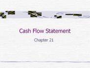 Cash Flow Statement