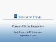 Forum of Firms Perspective PowerPoint PPT Presentation