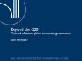 Beyond the G20 Toward effective global economic governance Jakob Vestergaard PowerPoint PPT Presentation